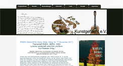 Desktop Screenshot of kunstgeflecht.de